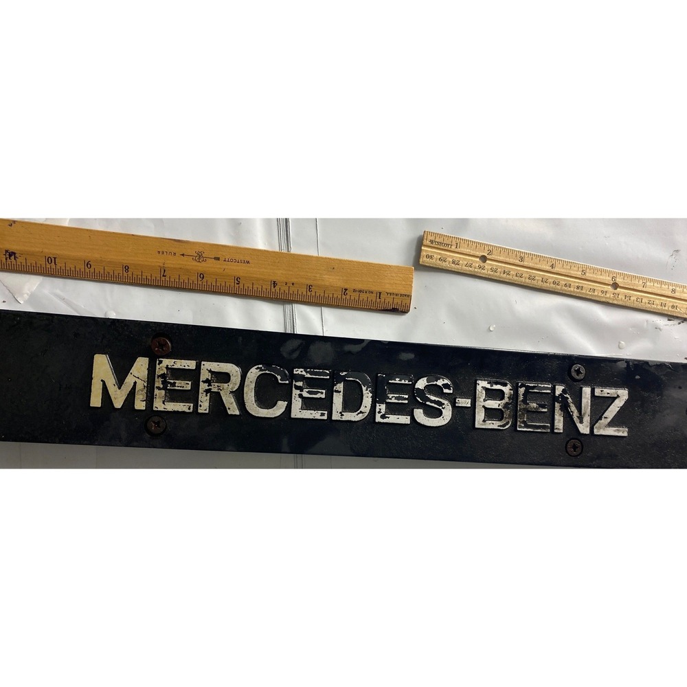 OEM‎ 1992 Mercedes-Benz 300 Spark Plug Cover Engine Trim Nameplate Black Used